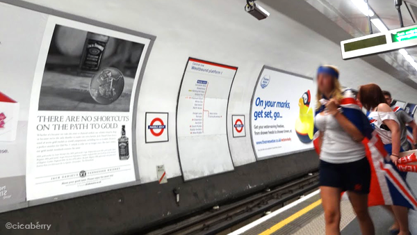 Tube London olympics 2012