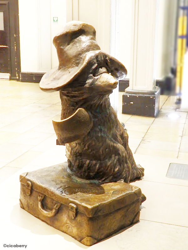 Paddington Bronze Statue at Paddington Station