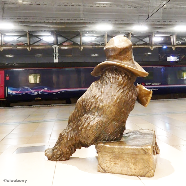 Paddington Bronze Statue at Paddington Station