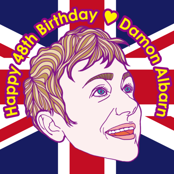 Damon Albarn Happy Birthday