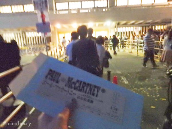 Paul McCartney 日本武道館　ポール・マッカートニー チケット