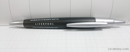 HARD DAYS NIGHT HOTEL biro ballpoint pen